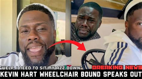 Kevin hart wheelchair - Kevin Hart in wheelchair after race with former Patriots running back 01:04. By Lisa Respers France, CNN. Trying to do "young stuff" has temporarily landed Kevin Hart in a wheelchair.